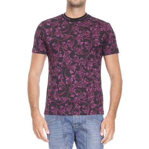 versace t shirt burgandy